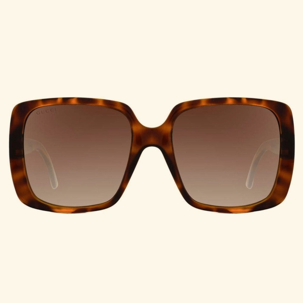 NEW AUTHENTIC GUCCI HAVANA SUNGLASSES GUCCI WOMEN BROWN SUNGLASSES